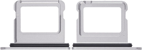 Single Sim Card Tray Compatible Iphone 17 White