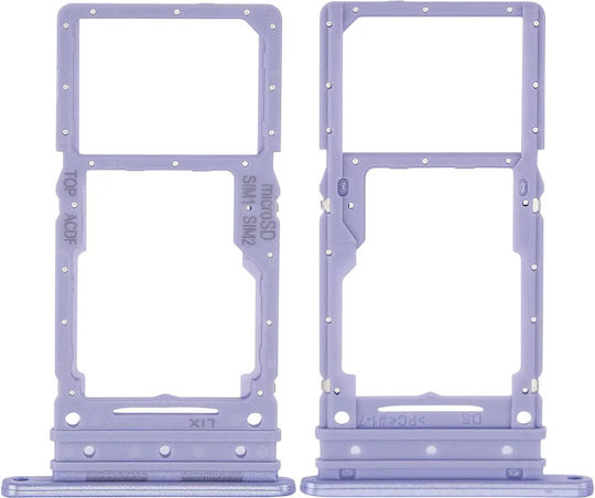 Dual SIM Kartenhalter Samsung Galaxy A34 A346 2023 Lila