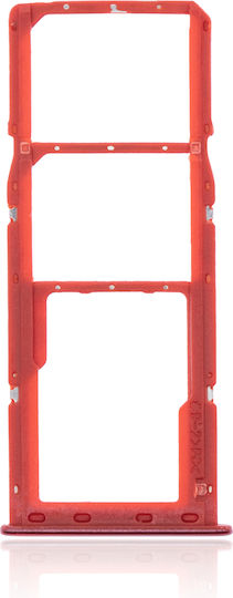 Dual Sim Card Tray Samsung Galaxy A71 A715 2020 Red