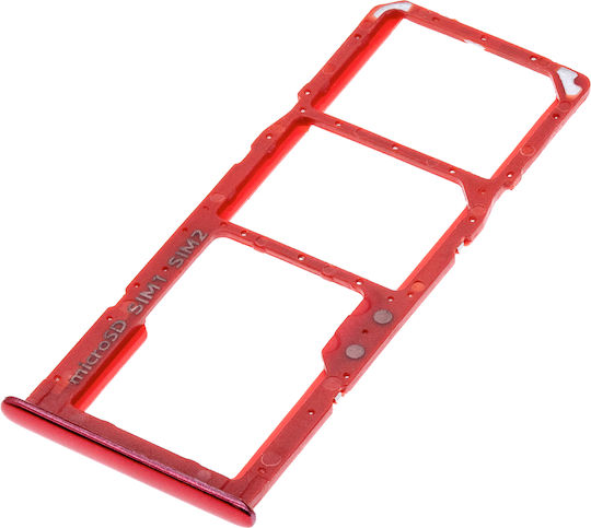Dual Sim Card Tray Samsung Galaxy A71 A715 2020 Red