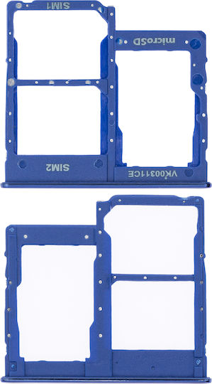 Dual Sim Card Tray Samsung Galaxy A40 A405 2019 Blue