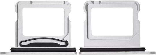 Dual Sim Card Tray Iphone 16 16 Plus White