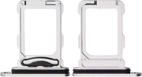Dual Sim Card Tray Iphone 16 Pro 16 Pro Max White Titanium