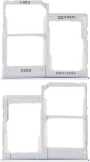 Dual Sim Card Tray Samsung Galaxy A40 A405 2019 White