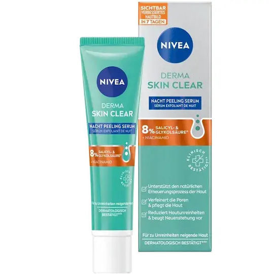 Nivea Derma Skin Clear Peeling pentru Față 40ml