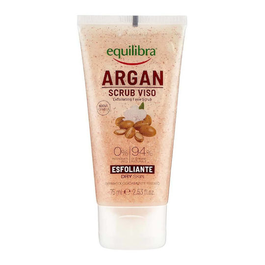 Equilibra Argan Exfoliating Face Scrub 75ml