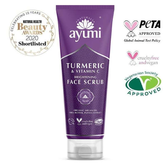 Ayumi Turmeric & Bergamot Cream for Face Scrub 125ml