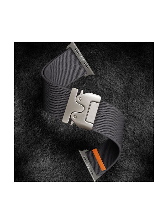 Apple Watch 38 40 41 S10 42mm xDfind Tragbare Bänder Dunkelgrau