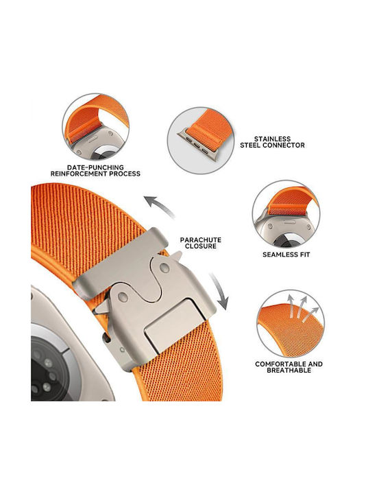 Apple Watch 38 40 41 S10 42mm xDfind Tragbare Bänder Dunkelgrau