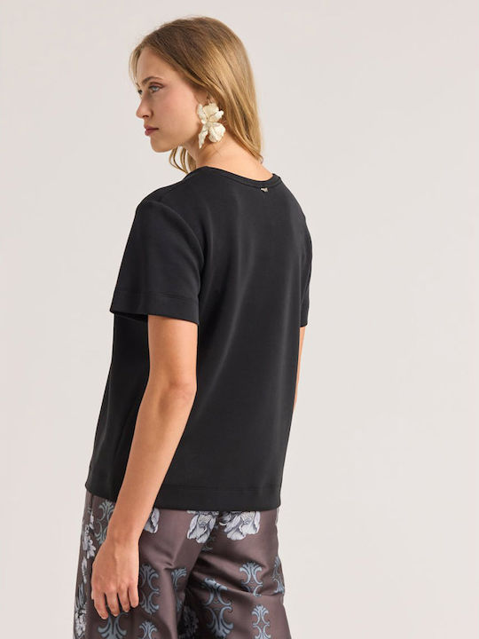 Damen T-Shirt Schwarz