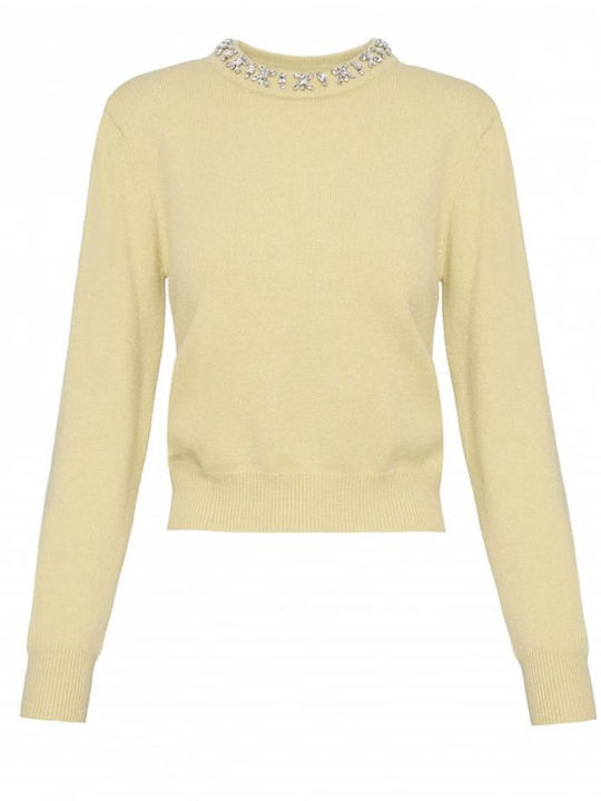 Women's Long Sleeve Sweater Light Green