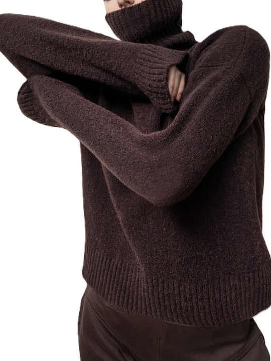 Women's Sweater Dark Brown