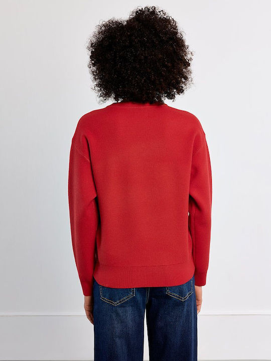 Women's Red Sweater