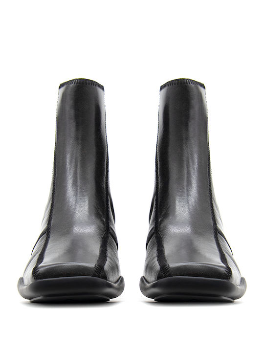 Ash Rocket 01 Leder Damen Chelsea-Stiefel Schwarz