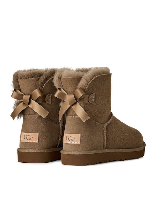 Mini Bailey Bow II Damen Stiefeletten Gold