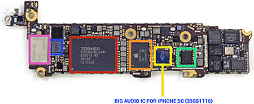 Big Audio Ic Iphone 5c 338s1116