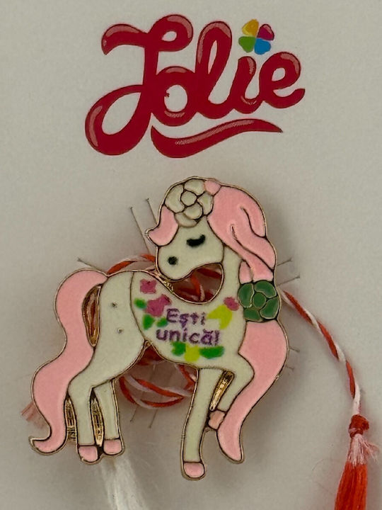 Jolie Kinder-Motiv Einhorn aus Gold
