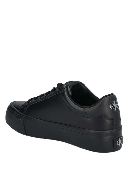 Calvin Klein Дамски Flatforms Сникърси Черни