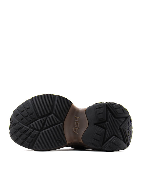 Women's Chunky Sneakers Brown-Beige