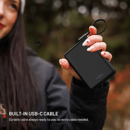 Fixed Zen 20 Loop Външна батерия 20000mAh 40W с USB-A порт и USB-C порт Power Delivery Черен