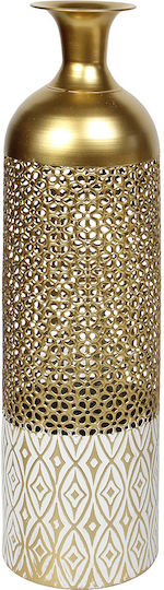Keskor Decorative Floor Vase Metallic Gold Diameter 19.5xHeight 80cm