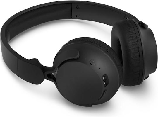 Philips TAH4500 Ασύρματα Bluetooth On Ear Ακουστικά με 70 ώρες Λειτουργίας και Quick Charge Μαύρα