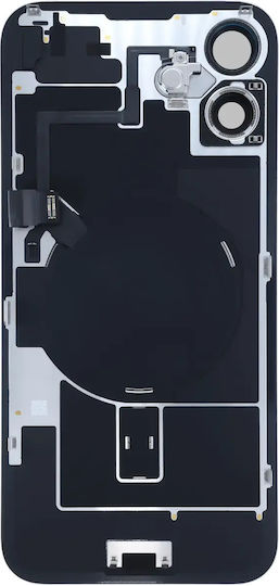 Sticlă Spate Cu Magneți Magsafe Și Nfc Și Flex Lanterna iPhone 16 Plus Original Alb
