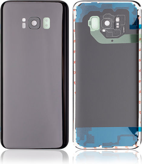 Задно Стъкло Капак Камера Samsung Galaxy S8 Plus Без Лого Следпродажбен Черен Миднайт