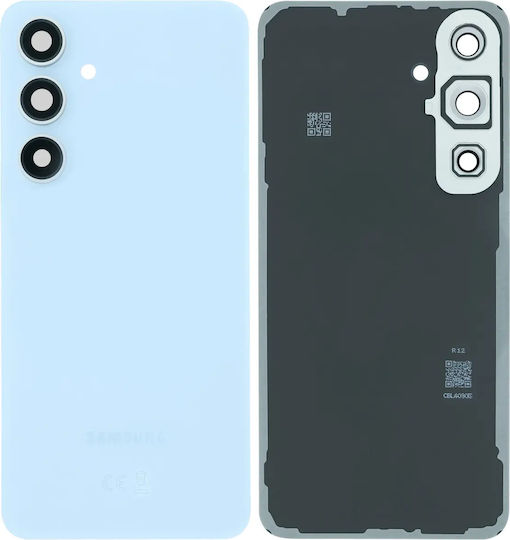 Back Cover Glas Kameraobjektiv Samsung Galaxy S24 Fe Service Pack Blau