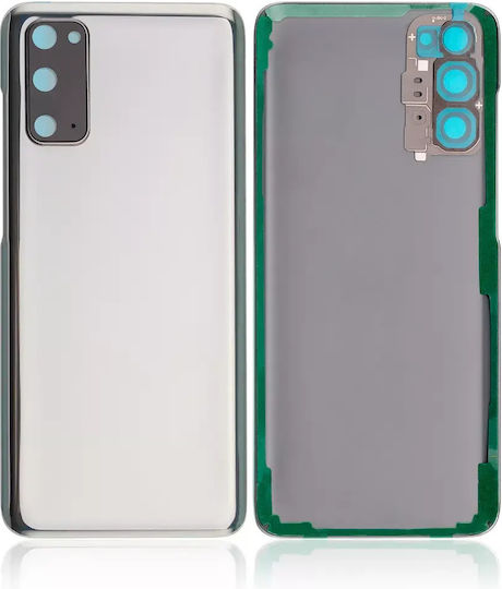 Back Cover Glass Camera Lens Samsung Galaxy S20 5g Service Pack Cosmic Gray