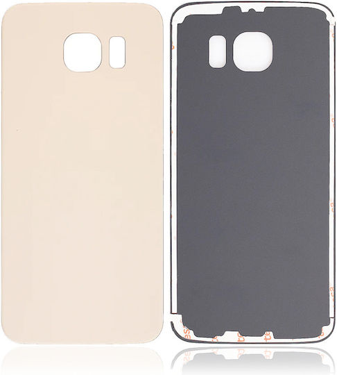 Back Cover Glass Samsung Galaxy S6 Service Pack Gold Platinum