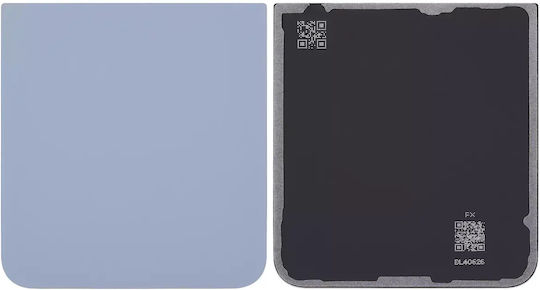 Rückseitiges Glas Samsung Galaxy Z Flip 6 5G Nachbau Plus Blau
