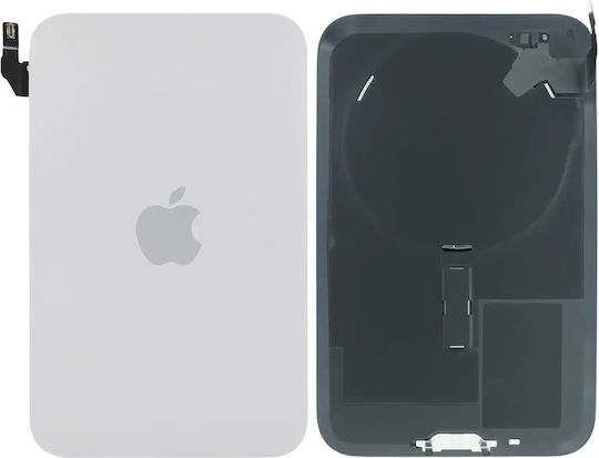 Задно Стъкло С Magsafe Магнит И Nfc iPhone 17 Pro Max Сервизен Пакет Сребрист