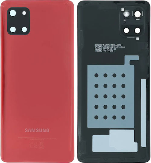 Capac Spate Samsung Galaxy Note 10 Lite Service Pack Roșu