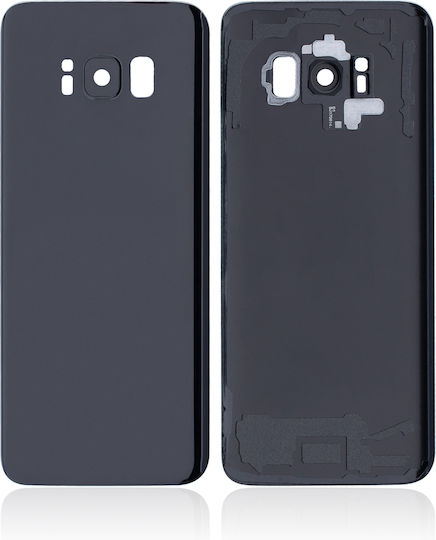 Back Cover Glass Kameraobjektiv Samsung Galaxy S8 Service Pack Mitternachts-Schwarz
