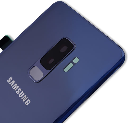 Back Cover Glass Camera Lens Samsung Galaxy S9 Plus Service Pack Coral Blue
