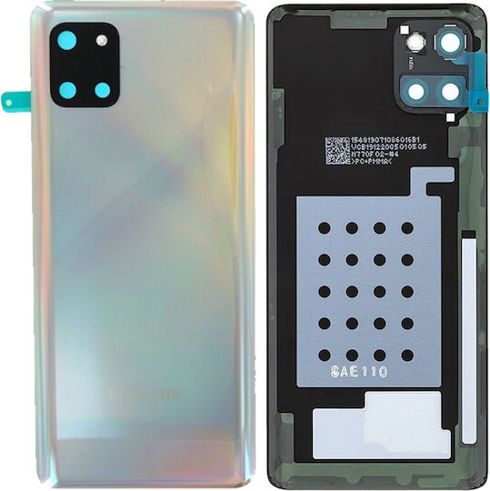Back Cover Glass Camera Lens Samsung Galaxy Note 10 Lite Service Pack Aura Glow