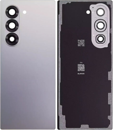 Back Cover Glass Camera Lens Samsung Galaxy Z Fold 6 5g Aftermarket Plus Silver Shadow