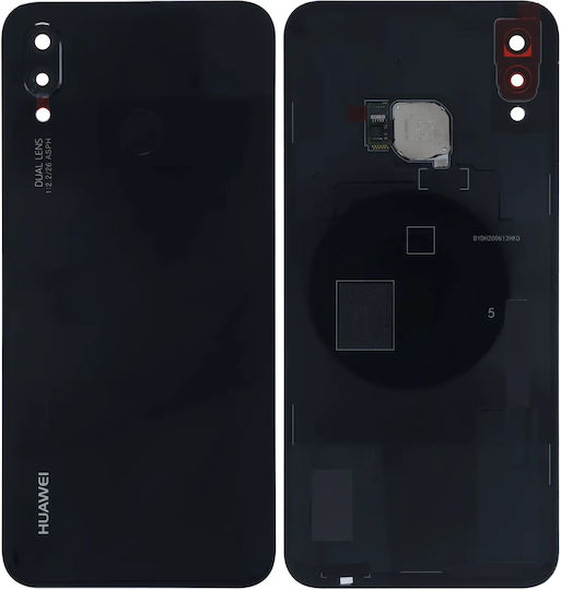 Задно Стъкло Капак Huawei P20 Lite 2018 Сервизен Комплект Полунощно Черен