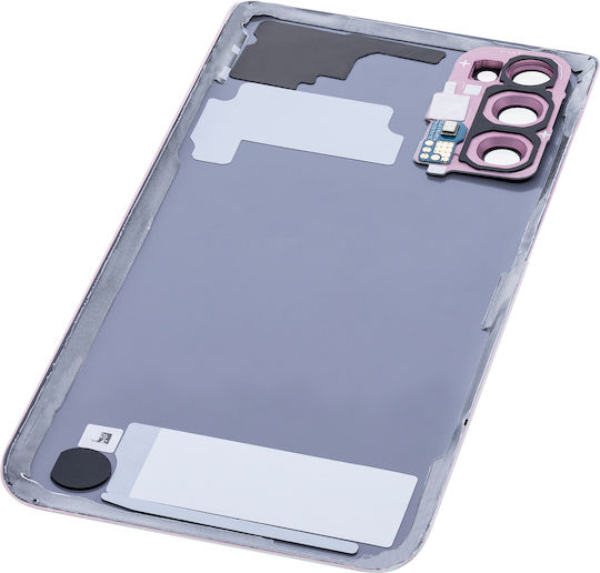 Geam Spate Carcasă Lentilă Cameră Samsung Galaxy S20 5g Pachet Service Roz Nori