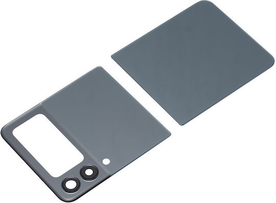 Unterer Rückseitenabdeckung Glas Samsung Galaxy Z Flip3 5G Service Pack Grün