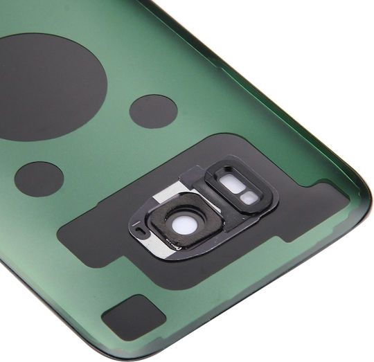 Back Cover Glass Camera Lens Samsung Galaxy S7 Edge No Logo Aftermarket Plus Black