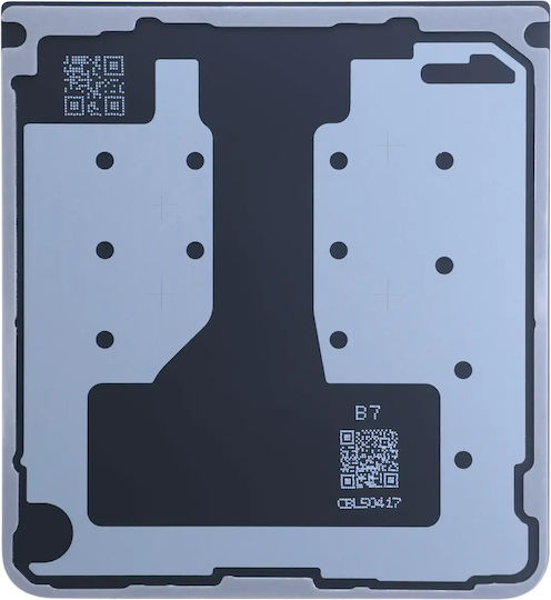 Bottom Back Cover Glass Samsung Galaxy Z Flip 7 5g Service Pack Blue