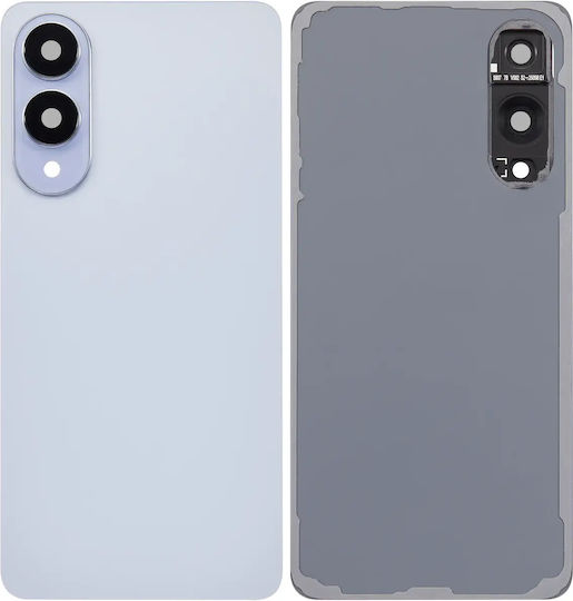 Back Cover Glass Camera Lens Samsung Galaxy S25 Edge No Logo Aftermarket Plus Titanium Icyblue