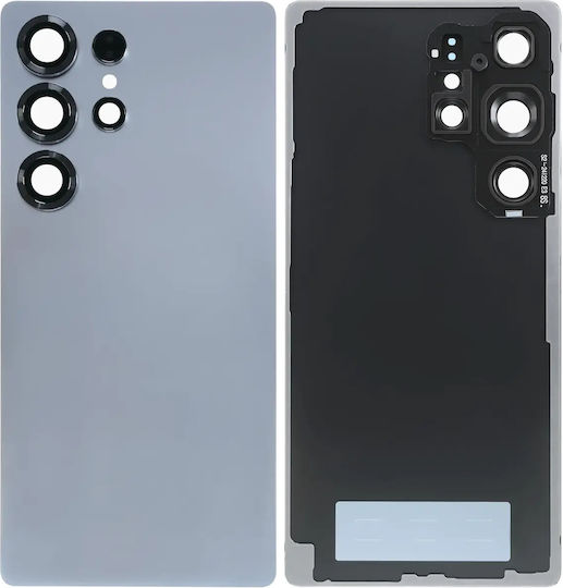 Back Cover Glass Camera Lens Samsung Galaxy S25 Ultra 5g Service Pack Titanium Silver Blue