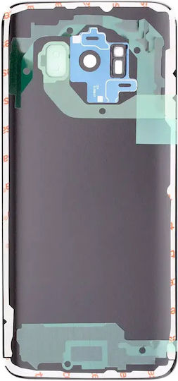 Задно Стъкло Капак Обектив Камера Samsung Galaxy S8 Сервизен Комплект Коралово Синьо