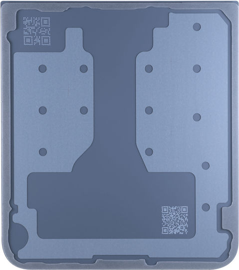 Sticlă Capac Spate Inferior Samsung Galaxy Z Flip 7 Fe 5g Service Pack Alb