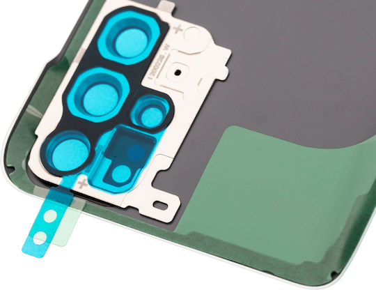 Rückseitiges Glas Kameraobjektiv Samsung Galaxy S20 Plus 5G Kein Logo Aftermarket Plus Cloud Weiß