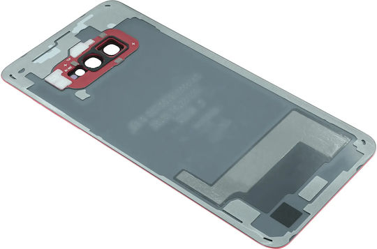 Sticlă Spate Capac Lentilă Cameră Samsung Galaxy S10e Pachet Service Roșu