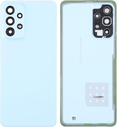 Back Cover Glass Camera Lens Samsung Galaxy A53 5g A536 2022 Service Pack Blue